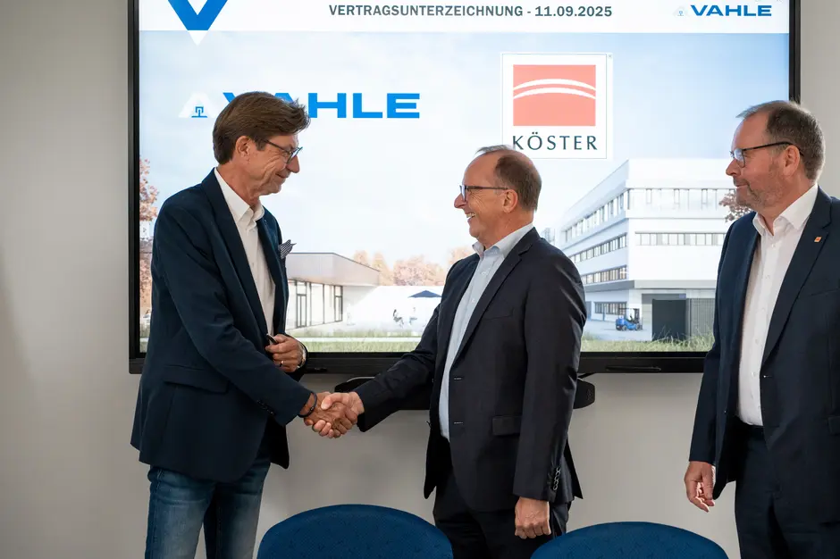 Handschlag für den VAHLE Campus