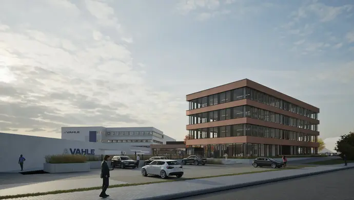 VAHLE is spending more than 60 million euros to build its new company headquarters in Kamen: the VAHLE Campus.