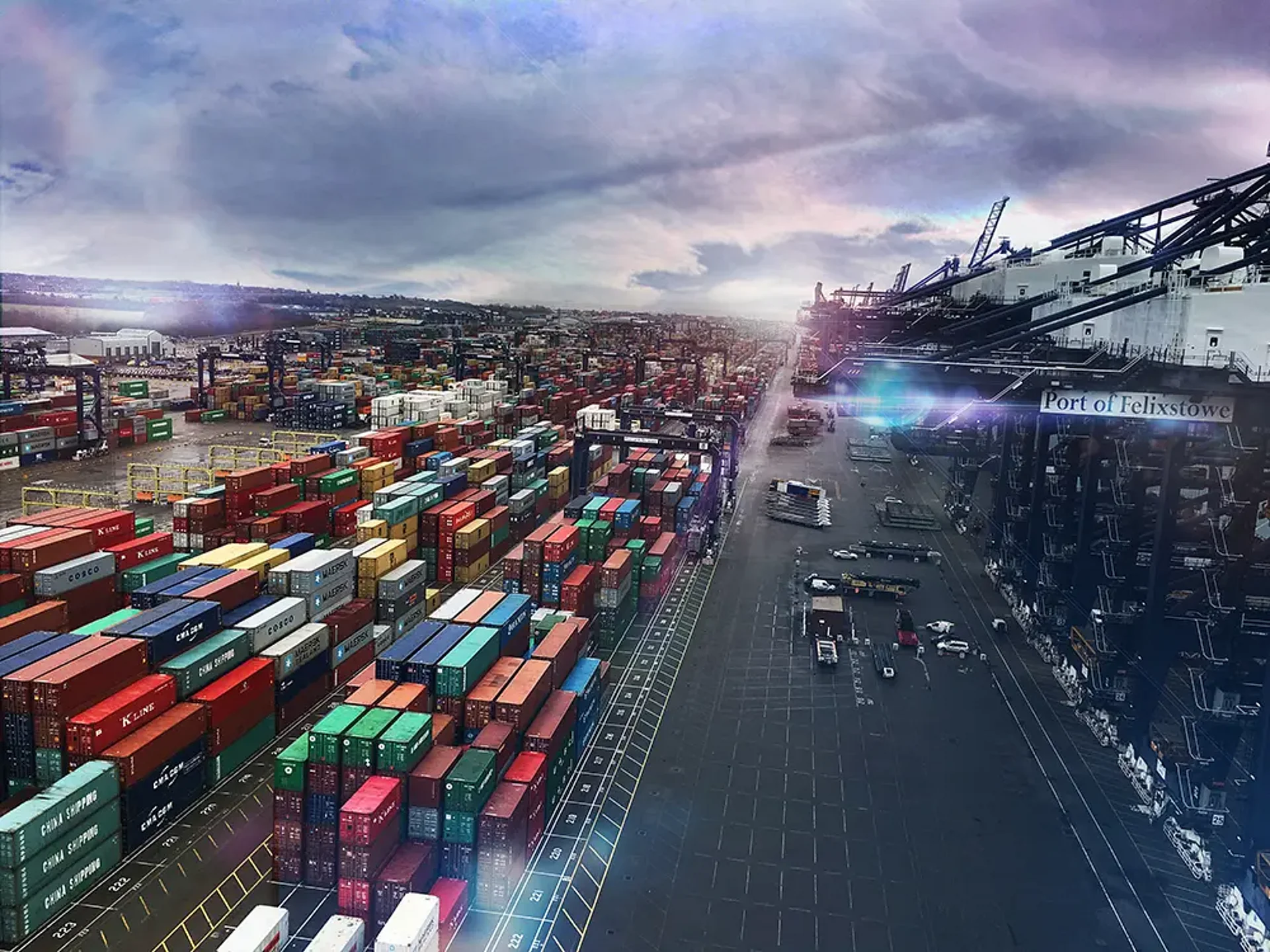 Proyecto VAHLE del puerto de Felixstowe