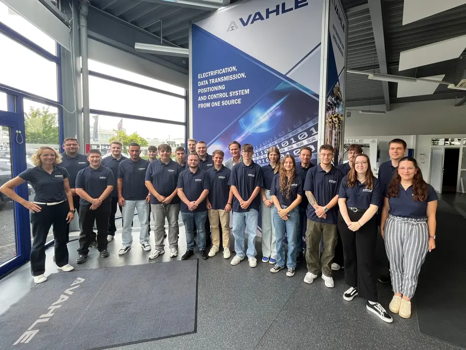 : VAHLE begrüßt am 1. August 16 neue Auszubildende in acht Berufen. 