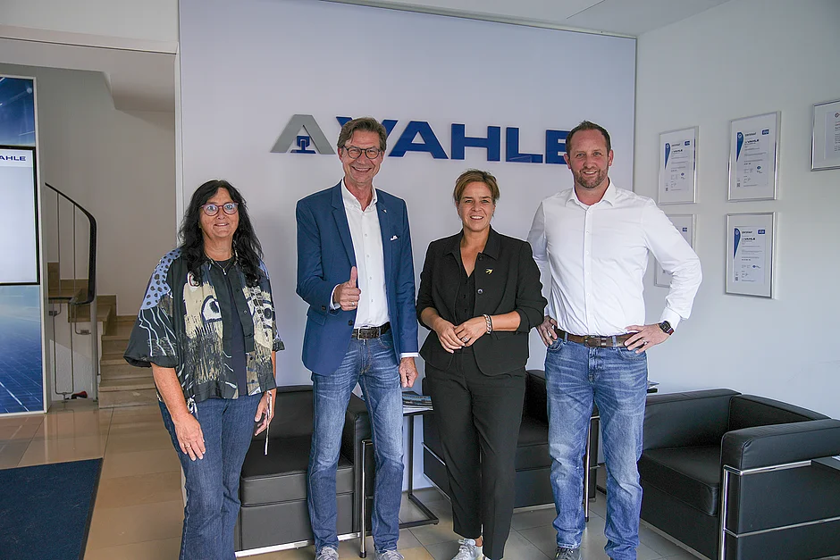 La ministra Neubaur visita VAHLE