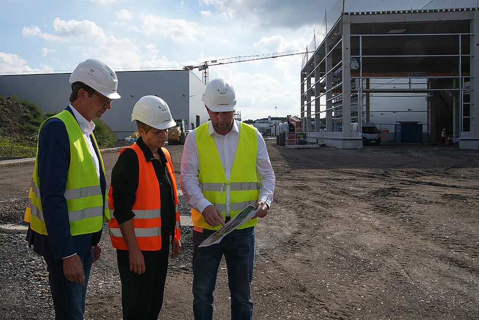 La ministra Neubaur visita VAHLE