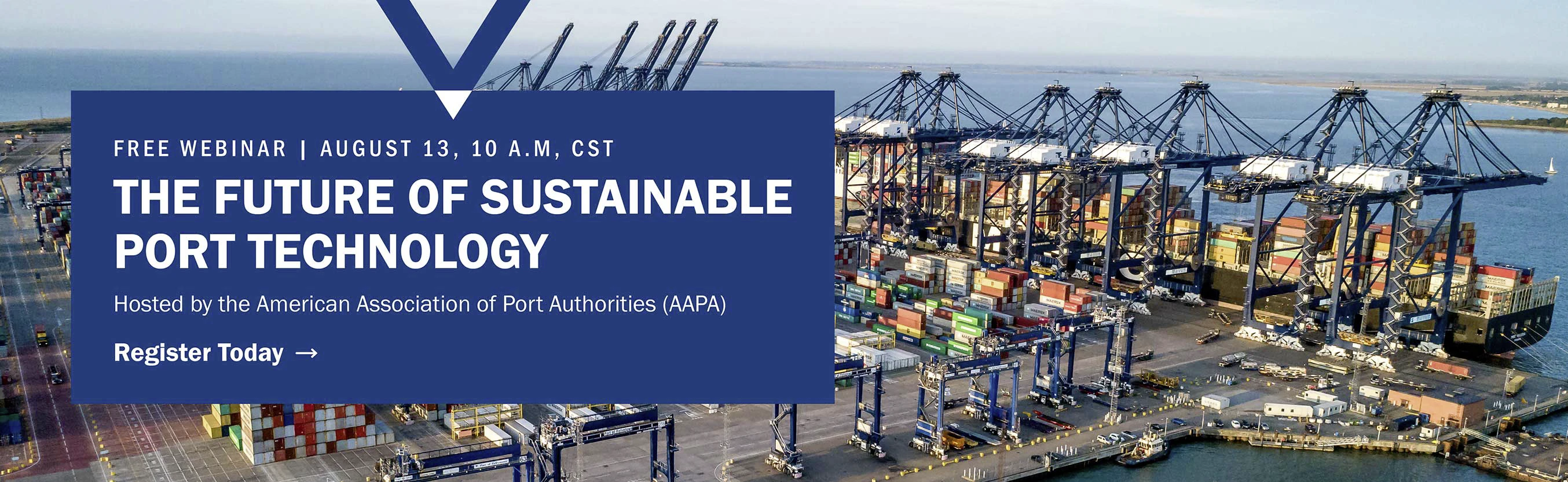 Free webinar on the future of sustainable port technology | August 13, 10 a.m. CST